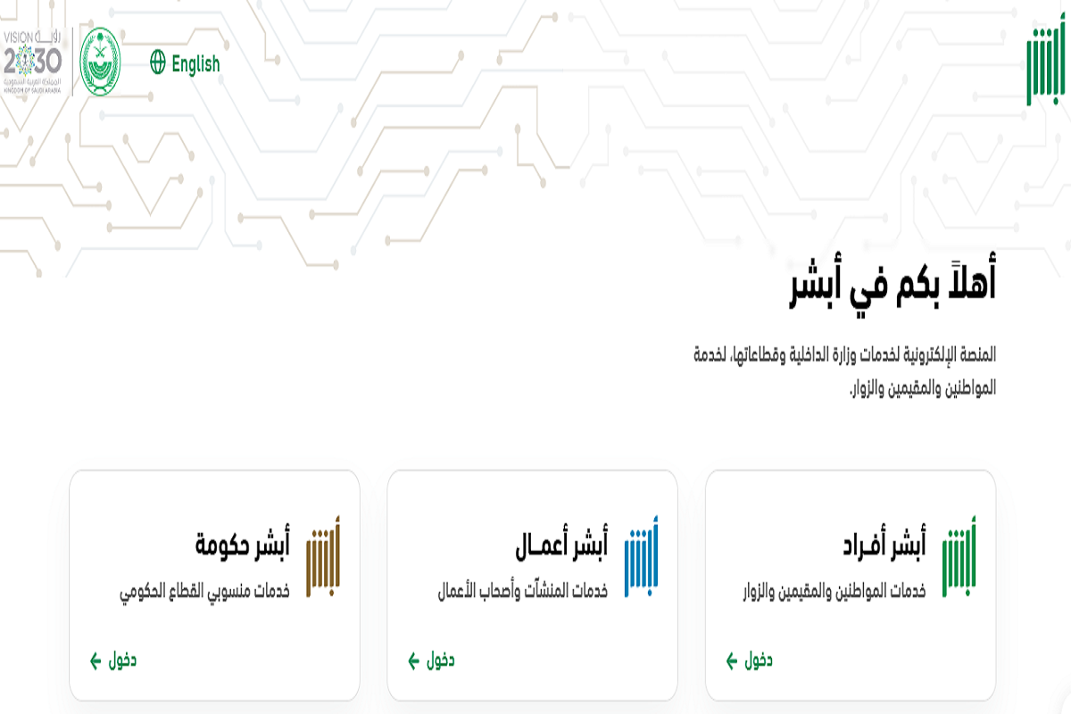  الاستعلام عن العنوان الوطني