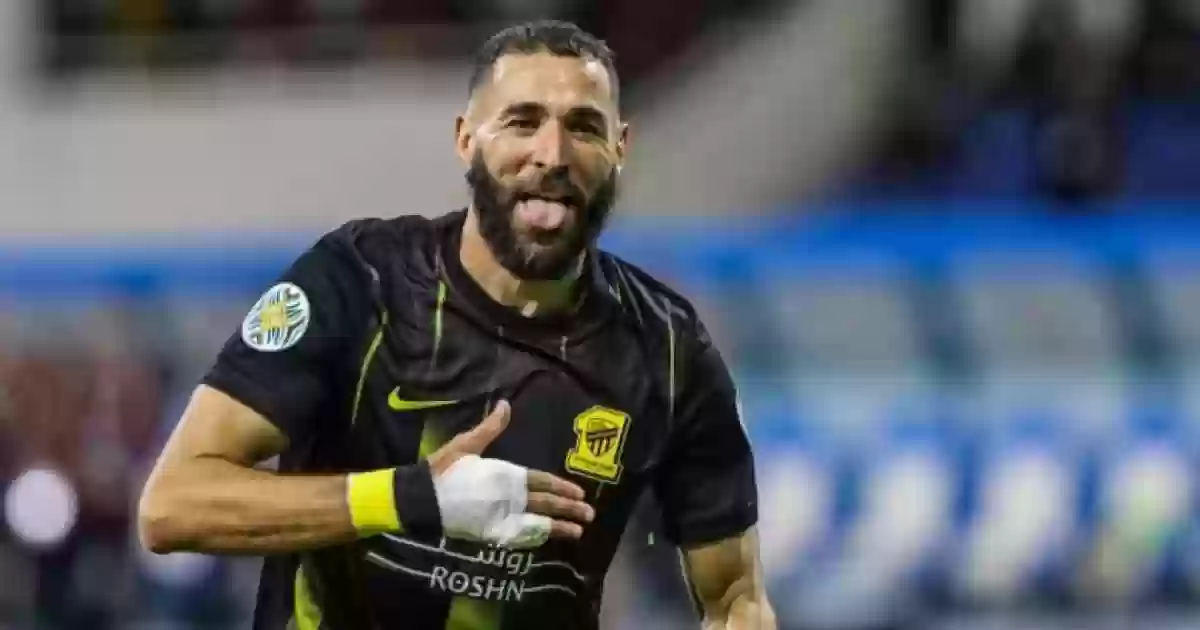 بنزيما ينفي رغبته في ترك الاتحاد ويستعد لمواجهة الأهلي في الديربي