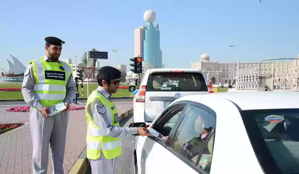 احتجاز المركبة وتسجيل نقاط مرورية ودفع غرامة 1000 دره